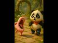 Pu Pu And DinoAbsurd Park Funny Panda Cute Animation Animals
