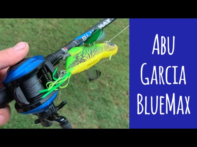 Abu Garcia Blue Max Low Profile Baitcast Reel and Fishing Rod