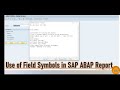 16.Use of Field Symbols in SAP ABAP Report | Dynamically Update of Internal Tables | Fast Execution