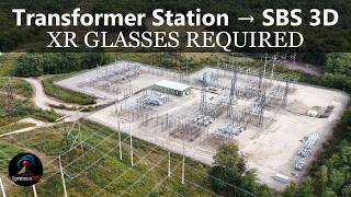 Transformer Station in 3D (XR Glasses Required) | 2D Drone → SBS 3D | Lynceus3D Pilot screenshot 2
