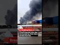 🔴 BREAKING NEWS: Isreali Industrial Area after Being Surrounded by Thick Black Smoke from Iran