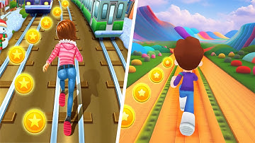 Satisfying Mobile Games Play 9999 Tiktok Games Kooply Run VS Subway Princess Runner