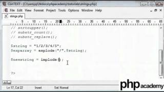 PHP String Functions Part 1   English