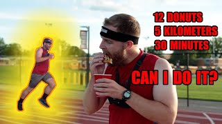 I RAN A 5K WHILE EATING A DOZEN DONUTS @TheRealTitaniumJaw