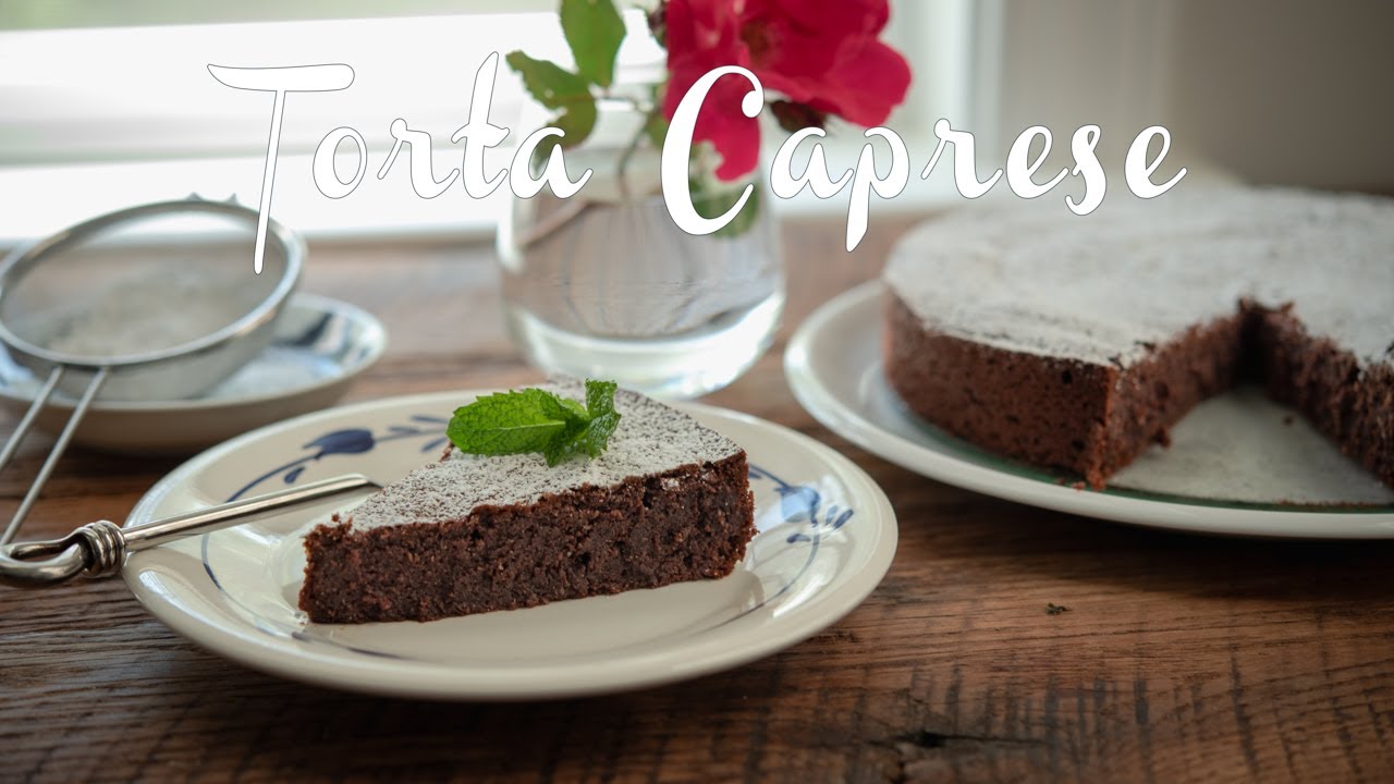 Delizioso!!! Flourless Chocolate Almond Cake (Torta Caprese) 아몬드 초코케이크