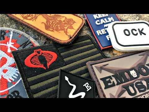 The Grey Man, Velcro and Morale Patches