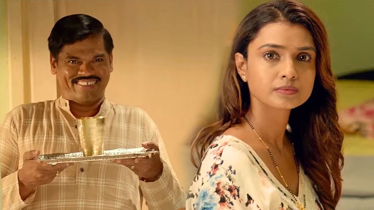 बायकोने पहिल्या रात्रीच नवऱ्याला केले रिजेक्ट - Siddharth Jadhav, Mayuri Deshmukh Romantic Scene