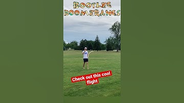 Real Wooden Boomerang Throw and Return Yay 🎉