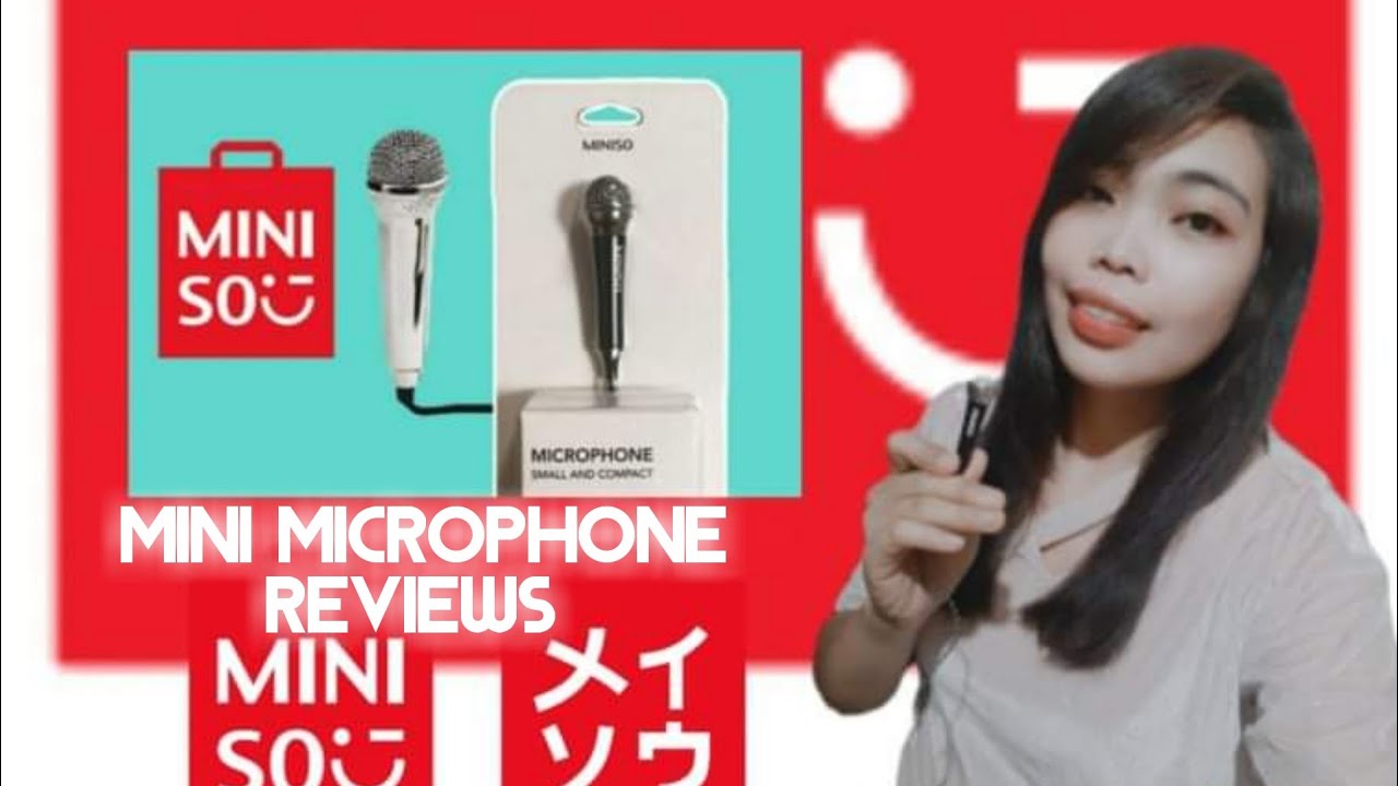 MINISO MINI MICROPHONE REVIEWS MINISO HAUL Marie Molar YouTube