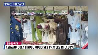 Asiwaju Bola Tinubu Observes Prayers In Lagos