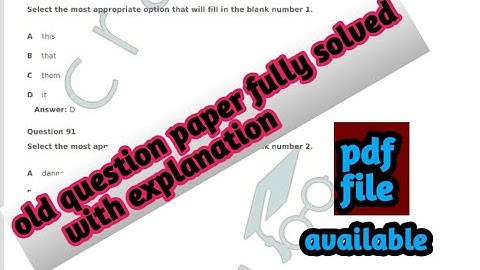 BSF CISF old question paper fully solved with explanation | especially for bsf cisf