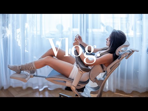 Clean & Cozy DeskSetup, Upgrade My Workspace, Ergonomic Chair for Comfortable Working&Relaxing Games thumbnail