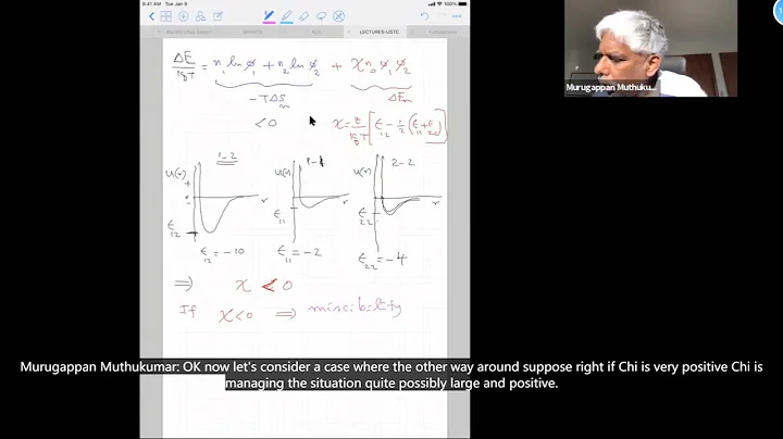 Lecture 6: Flory-Huggins solution theory