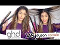 DYSON CORRALE  VS  GHD STRAIGHTENERS ON CURLY HAIR