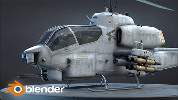 AH-1W Super Cobra | Blender Scene