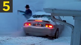 Top 5 Angry People VS Snow