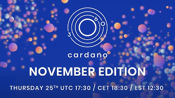 Cardano360 - November 2021