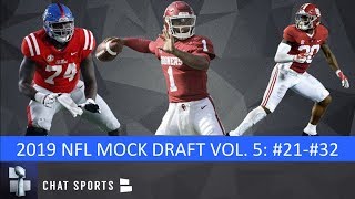 2019 NFL Mock Draft Selections 21-32: Seahawks, Ravens, Texans, Raiders, Eagles, Colts & Chargers