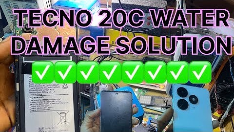 Tecno Spark 20C Water Damage Solution ✅ 100% Working Fix