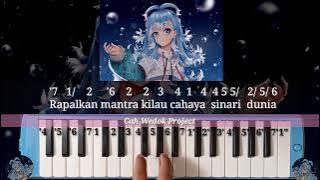 Kobo kanaeru - Mantra Hujan not pianika / melodica cover