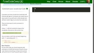 Celebrity comment Your Javascript code FreeCodeCamp Profile