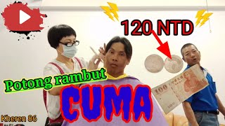 Semalam Potong Rambut murah || di salon Taiwan