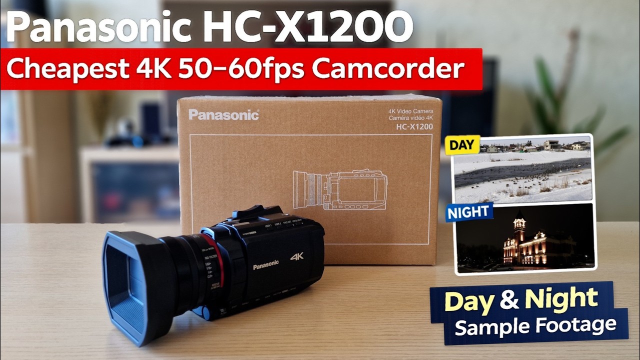 Panasonic HC-X1200 | Cheapest 4K 50–60fps Camcorder
