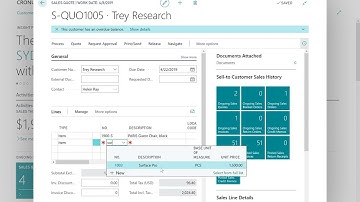 Dynamics 365 Business Central - How to Create a Sales Quote and Turn It into a Sales Order