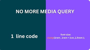 Responsive Typography with CSS Clamp | Responsive Text Without Media Queries #1
