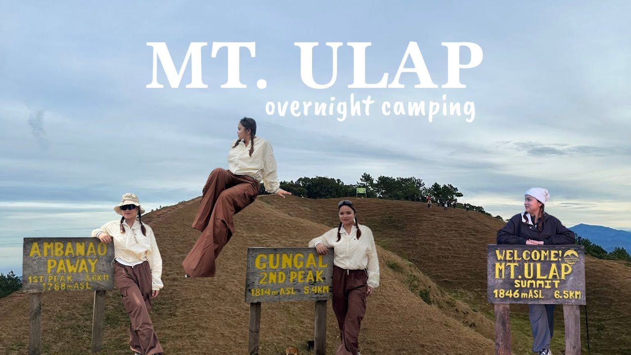 2-day hike at Mt. Ulap highlights | Overnight Camping | Itogon, Benguet ♡