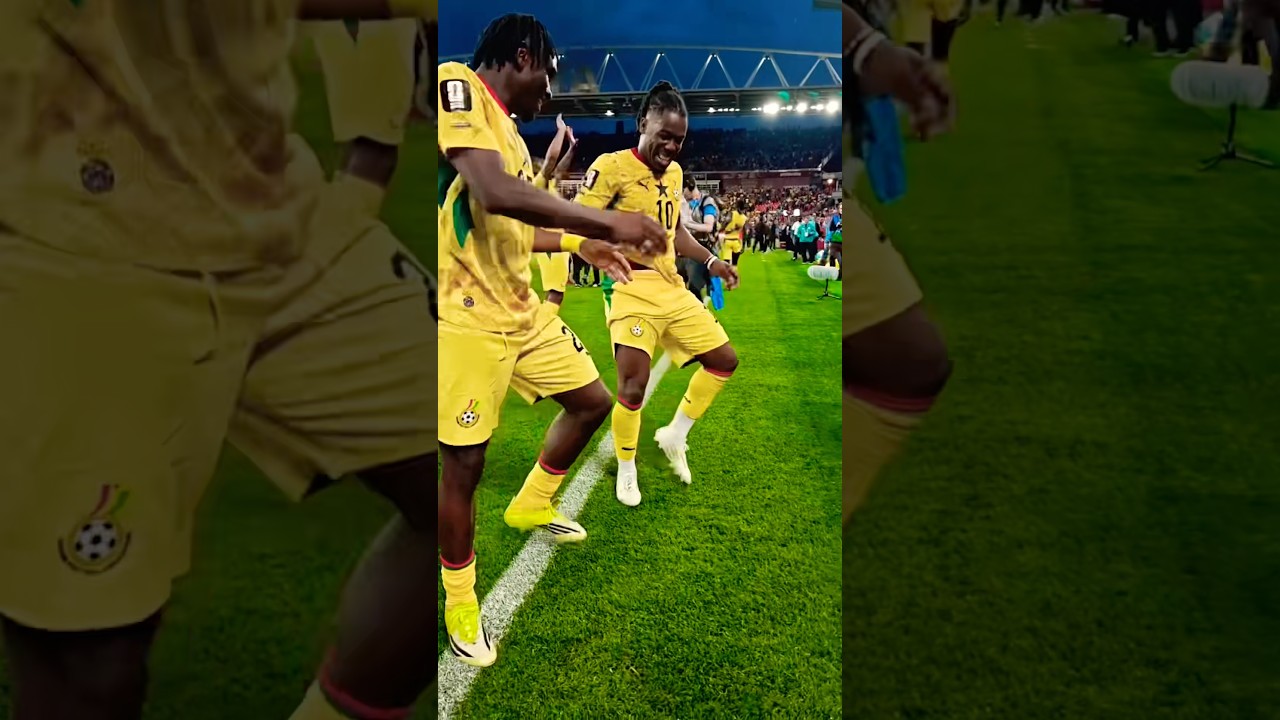 Ghana displayed the Kakalika dance after their win against Panama