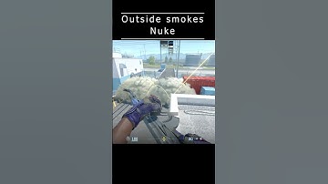 Nuke outside smokes #cs2 #counterstrike #cs2clips #csgo #cs2skins #csgomoments #csgoclips #gaming