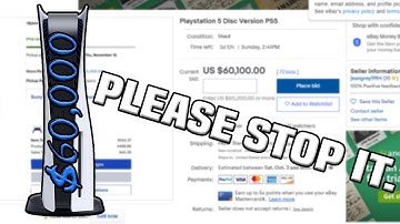 You PS5 scalpers are getting way out of control, PLEASE STOP.