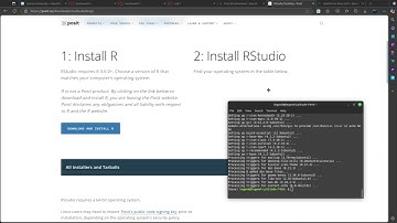 Installing R and R studio On Linux Mint 21.3 Cinnamon