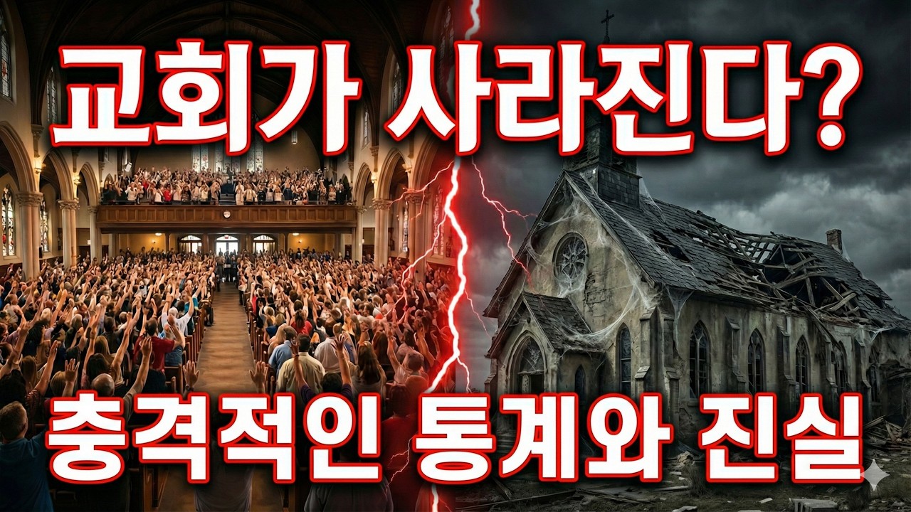 주제 영상 - 한국 교회 소멸의 징후, 그 충격적인 통계와 진실!