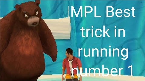 MPL Best trick on runner no.1🤑🤑☝️👍