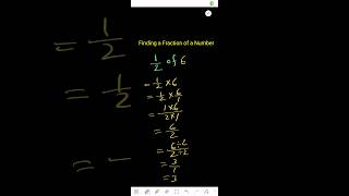 How To Solve 12 Of 6 Finding A Fraction Of A Number