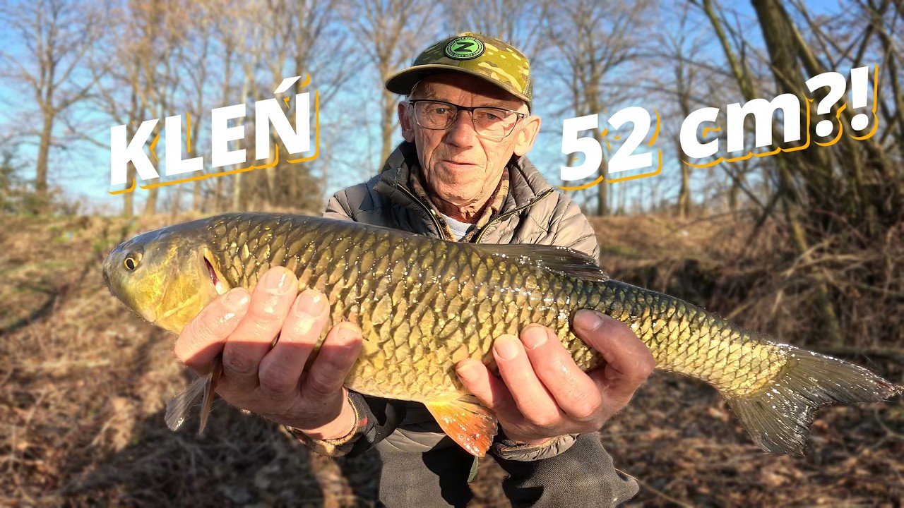 Ryby nie chciały gonić… a tu kleń 52 cm!