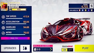 Asphalt 9 | INFERNO AUTOMOBILI INFERNO | NOVICE | TRIAL SERIES | Jordan Gaming screenshot 5