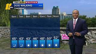 First Alert Weather: Here comes the cold; frost and freeze warning possible