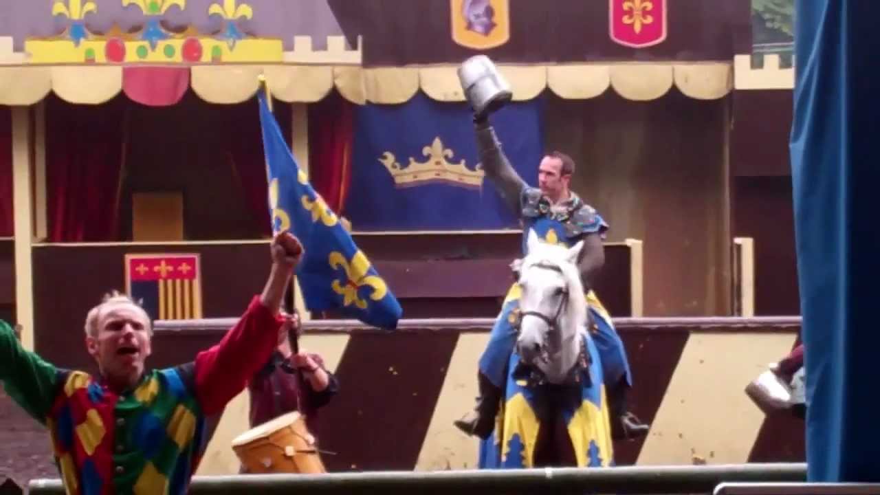 Jousting Show Highlights At Camelot (Closed Forever) - YouTube
