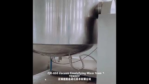 ZJR-650 vacuum emulsifying mixer machine for cosmetic cream lotion gel shampoo