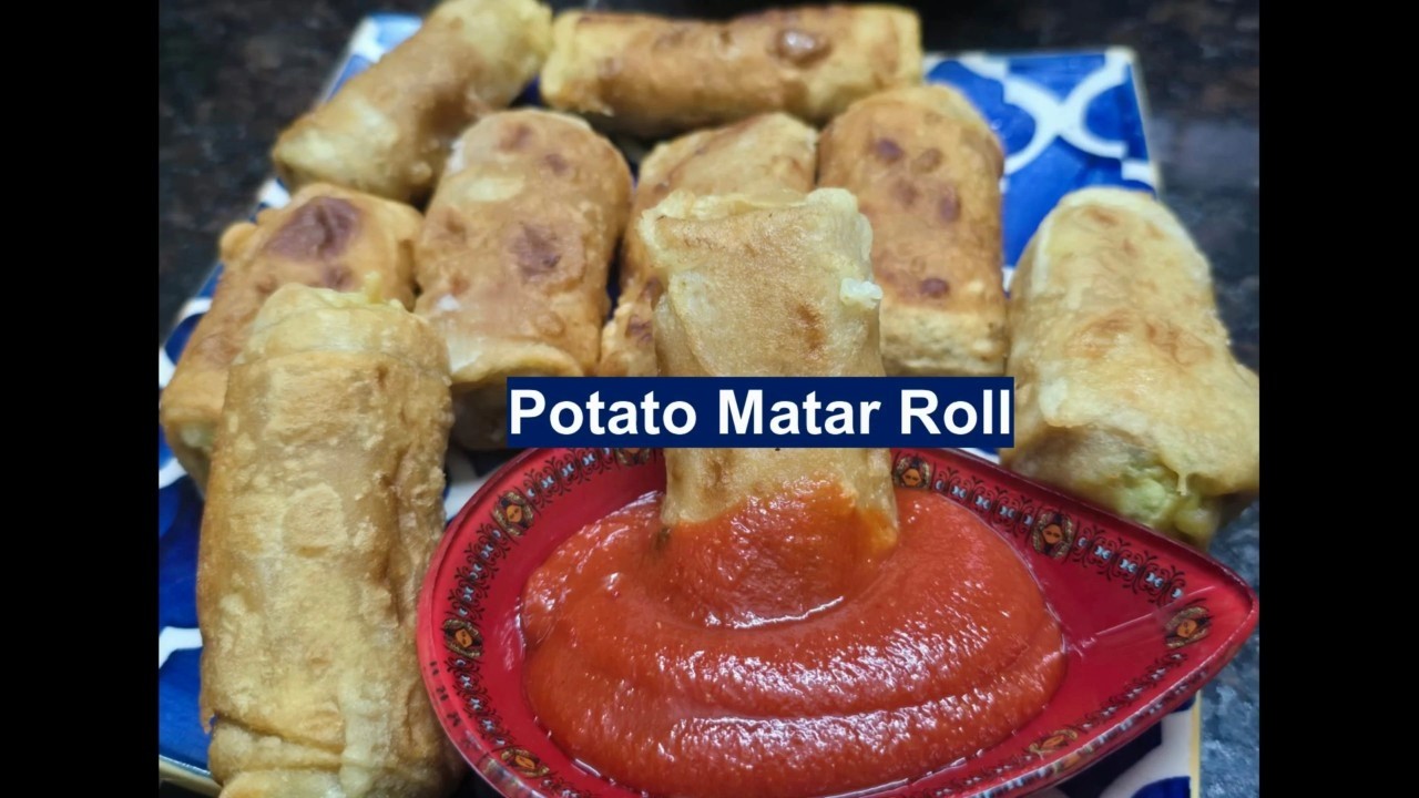 Potato Matar Roll
