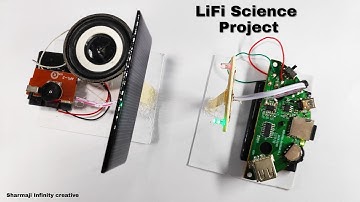 How to transmit Music with light | lifi project