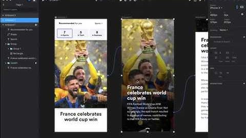 Invision Studio - Playing with the interaction