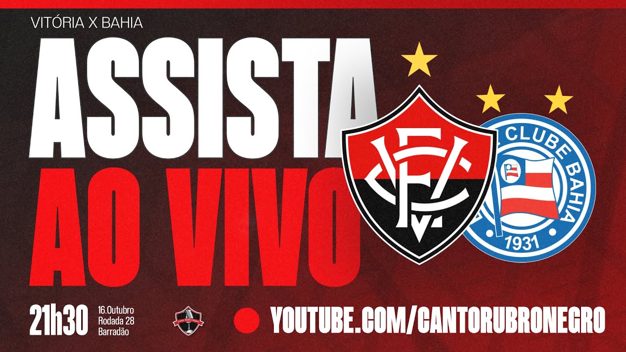 🚨 VITÓRIA X BAHIA AO VIVO I CAMPEONATO BRASILEIRO SÉRIE A 2025 (DIRETO DO BARRADÃO)
