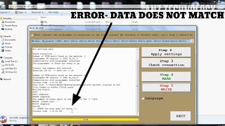 IO CHIP PROGRAMMING ERROR "THE DATA DOES NOT MATCH" (In hindi) Wealth