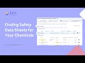 Finding Safety Data Sheets for Your Chemicals