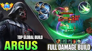 Argus Best Build 2026  Top 1 Global Damage Build  Mlbb