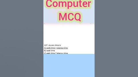 #shorts #mcqs #computer #quiz(4)